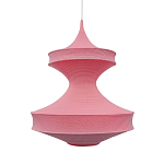 Подвесной вязаный розовый светильник «Моника» варинант исполнения - 1 | Loft Concept в Самаре
