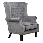 Кресло Charlie Armchair grey velour варинант исполнения - 1 | Loft Concept в Самаре