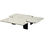 Стол журнальный низкий с фигурной столешницей Threshold варинант исполнения - 1 | Loft Concept в Самаре