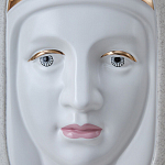 Ваза с золотисто-белыми фрагментами Faces of Imagination варинант исполнения - 6 | Loft Concept в Самаре