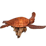 Статуэтка деревянная в виде морской черепахи Marine Reptiles варинант исполнения - 2 | Loft Concept в Самаре