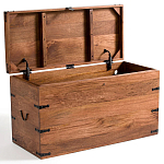 Деревянный сундук из массива манго Mango Wooden Chest Brown варинант исполнения - 5 | Loft Concept в Самаре