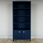 Книжный Стеллаж Elsa Dreams Blue с задней стенкой варинант исполнения - 5 | Loft Concept в Самаре