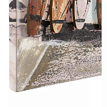 Панно декоративное в морском стиле Seascape and Surfing I варинант исполнения - 3 | Loft Concept в Самаре