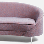 Диван Paulet Sofa Сиреневое Букле варинант исполнения - 1 | Loft Concept в Самаре