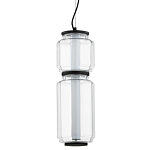 Подвесной светильник с прозрачным плафоном Jarrty 47 см варинант исполнения - 1 | Loft Concept в Самаре