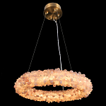 Люстра кольцевая с частичками натурального горного хрусталя Crystal Shimmer варинант исполнения - 1 | Loft Concept в Самаре