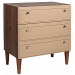 Комод бежевый из массива бука с 3-мя ящиками Wenge Light варинант исполнения - 1 | Loft Concept в Самаре