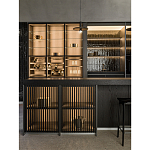 Кухонный гарнитур из массива дуба и камня Ratio Dada Engenereed варинант исполнения - 2 | Loft Concept в Самаре