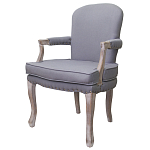Кресло Aubrey Classical Armchair grey flax варинант исполнения - 3 | Loft Concept в Самаре