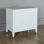 Прикроватная тумбочка с полкой Elsa Dreams White варинант исполнения - 4 | Loft Concept в Самаре