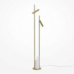 Напольный торшер светодионый золотой Lumen Duo варинант исполнения - 1 | Loft Concept в Самаре
