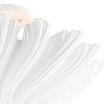 Потолочный светильник белый с рельефным абажуром Feminine Shape варинант исполнения - 1 | Loft Concept в Самаре