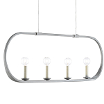 Люстра линейная в овальной раме Traditional Clean Lines варинант исполнения - 2 | Loft Concept в Самаре