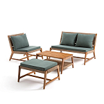 Садовый 2-х местный диван с каркасом из акации Green варинант исполнения - 4 | Loft Concept в Самаре