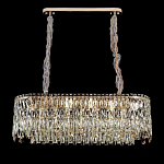 Люстра овальная с хрустальными подвесками Roul Crystal Light варинант исполнения - 1 | Loft Concept в Самаре