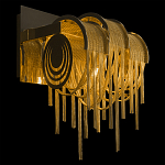 Бра с перфорированными металлическими дугами и цепочками 22 см Atlantis Chain варинант исполнения - 2 | Loft Concept в Самаре