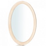 Овальное настольное зеркало бежевое Interiors Romance варинант исполнения - 1 | Loft Concept в Самаре