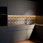 Гипсовая 3D панель с принтографией PM-104 варинант исполнения - 2 | Loft Concept в Самаре