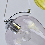 Люстра каскадная с 5-ю разноцветными стеклянными плафонами Kaleido варинант исполнения - 9 | Loft Concept в Самаре