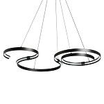 Люстра подвесная светодиодная в виде волнообразной ленты Ribbon Vortex варинант исполнения - 1 | Loft Concept в Самаре