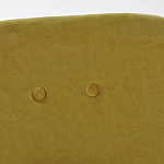 Кресло велюровое горчичного цвета Diaspro Mustard Armchair варинант исполнения - 5 | Loft Concept в Самаре