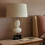 Настольная лампа на фигурном мраморном основании Conundrum варинант исполнения - 4 | Loft Concept в Самаре