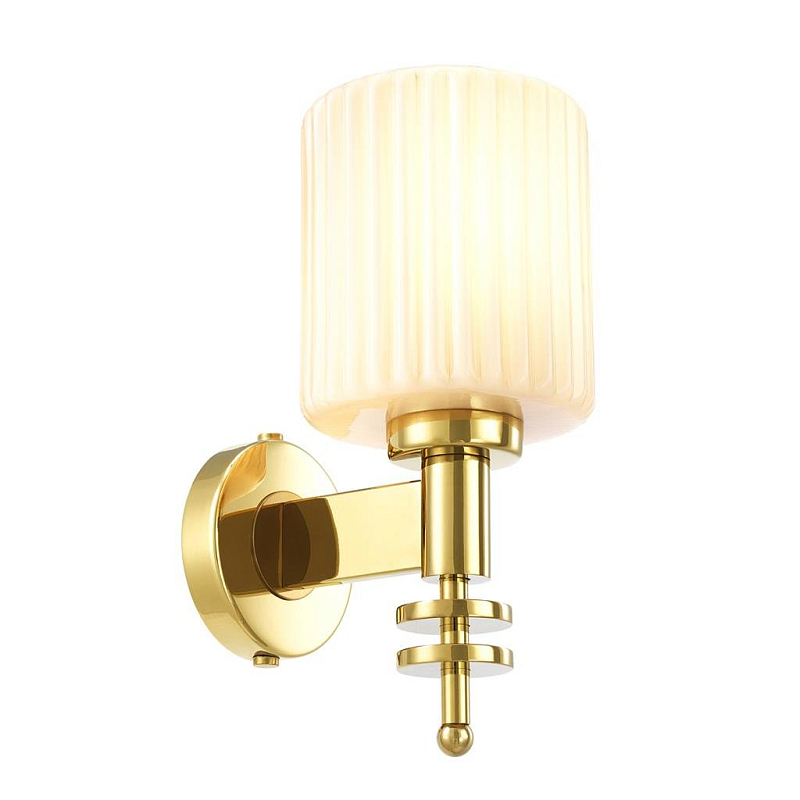 Бра Eichholtz Wall Lamp Ponza Gold Глянцевое золото Белый Бра Eichholtz Wall Lamp Ponza Gold Глянцевое золото Белый в Самаре | Loft Concept