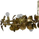 Линейная люстра Brass Eucalyptus Branches Lighting Chandelier варинант исполнения - 2 | Loft Concept в Самаре