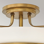 Потолочный светильник с круглым матовым белым плафоном Hinkley варинант исполнения - 2 | Loft Concept в Самаре