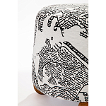 Пуф Wakonda с Круглыми ножками Черно-Белый орнамент варинант исполнения - 3 | Loft Concept в Самаре