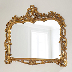 Зеркало настенное в ажурной раме в стиле барокко Ornate Ornaments варинант исполнения - 2 | Loft Concept в Самаре