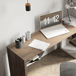 Письменный стол прямоугольный с полочкой под столешницей EcoComb варинант исполнения - 3 | Loft Concept в Самаре