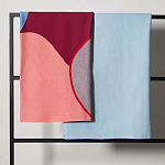 Плед из хлопка с абстрактным принтом Elysian Flow Ember варинант исполнения - 6 | Loft Concept в Самаре