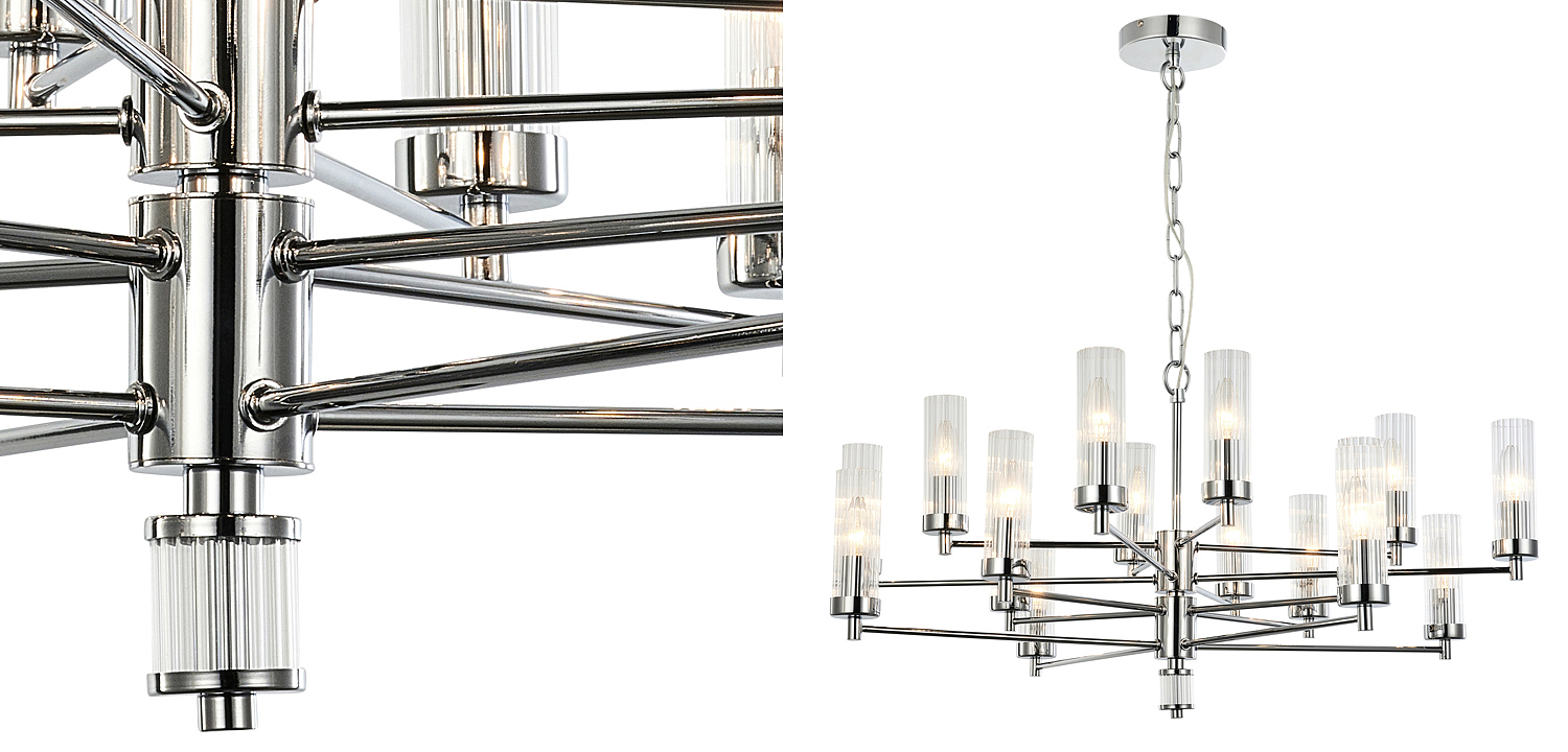 Люстра Jeanette Chandelier Chromium 85 Люстра Jeanette Chandelier Chromium 85 - Loft-Concept в Самаре