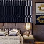 Гипсовая 3D Панель CRYSTAL SYMPHONY B варинант исполнения - 1 | Loft Concept в Самаре