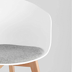 Стул из пластика с мягким сиденьем Eames варинант исполнения - 6 | Loft Concept в Самаре