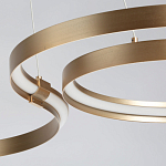 Люстра подвесная светодиодная в виде волнообразной ленты Ribbon Vortex варинант исполнения - 18 | Loft Concept в Самаре