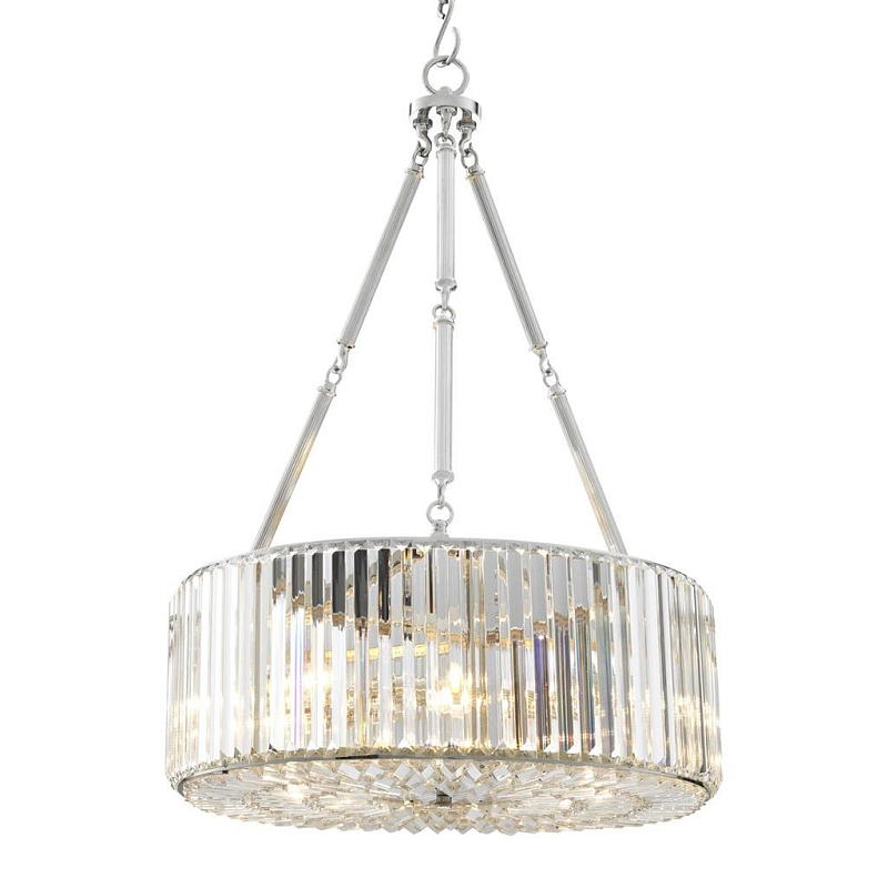 Люстра Chandelier Infinity Nickel Никель Прозрачный (Transparent) в Самаре | Loft Concept 