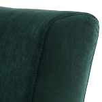 Кресло с обивкой из хлопкового велюра Porter Green Armchair варинант исполнения - 4 | Loft Concept в Самаре