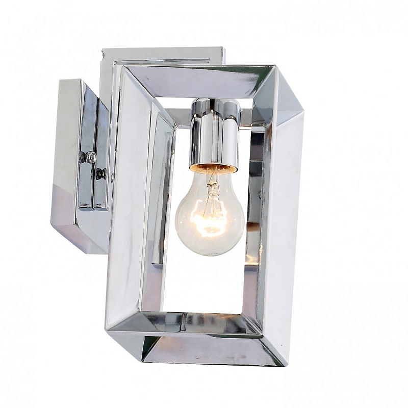 Бра Rectangle Chrome Wall Lamp Хром Бра Rectangle Chrome Wall Lamp Хром в Самаре | Loft Concept
