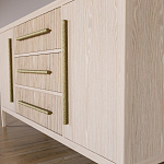 Буфет Primo с тремя ящиками и двумя фасадами Светлый дуб варинант исполнения - 7 | Loft Concept в Самаре