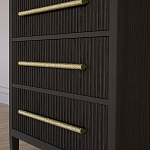 Комод Primo с 3 выдвижными ящиками Темный орех варинант исполнения - 3 | Loft Concept в Самаре