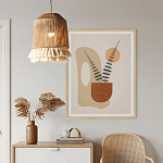 Люстра круглая плетеная с кисточками Small Solar Glow варинант исполнения - 1 | Loft Concept в Самаре