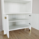 Книжный Стеллаж Elsa Dreams White с задней стенкой варинант исполнения - 3 | Loft Concept в Самаре