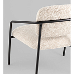 Кресло лаунж Rooney букле белый варинант исполнения - 3 | Loft Concept в Самаре