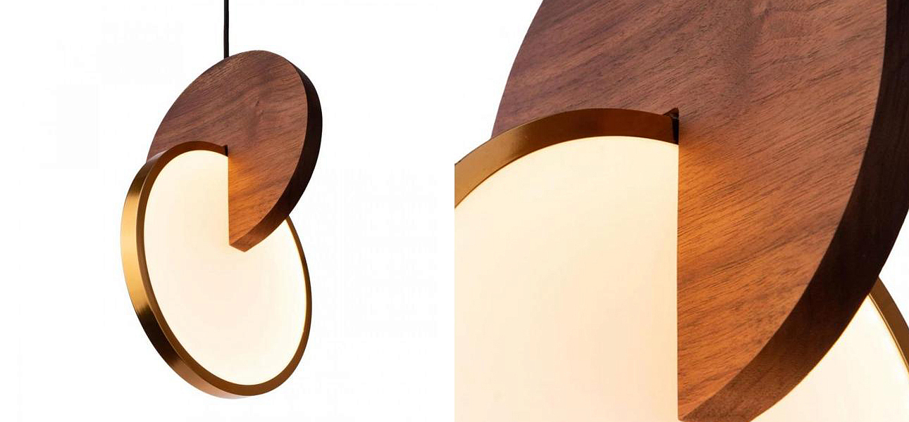 Подвесной светильник Eclipse Pendant Light Wood Подвесной светильник Eclipse Pendant Light Wood - Loft-Concept в Самаре