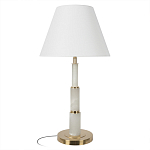 Настольная лампа с белым конусовидным абажуром More Tender варинант исполнения - 1 | Loft Concept в Самаре