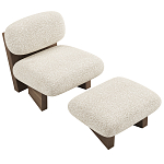 Кресло с оттоманкой Hawaii варинант исполнения - 2 | Loft Concept в Самаре