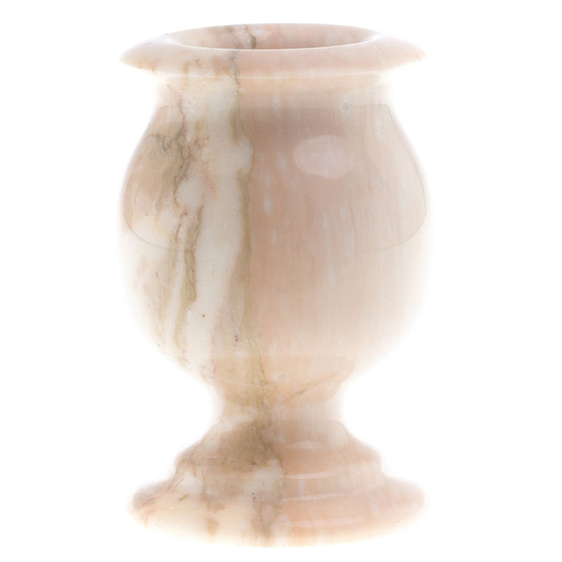 Ваза для цветов из натурального мрамора  Marble Vase Бежевый в Самаре | Loft Concept 